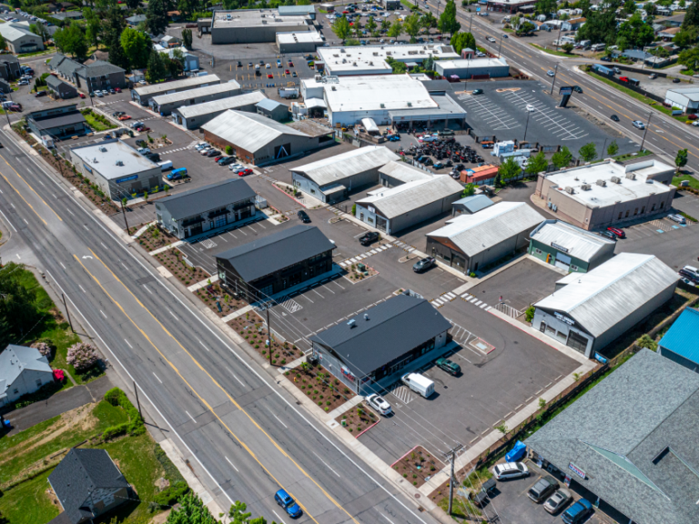 North Lancaster Business Park aerial view